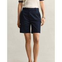 GANT Cotton Rich Chino Shorts Navy