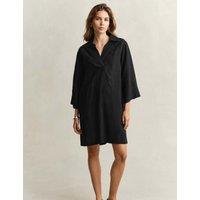 GANT Pure Linen Knee Length Shift Dress Black