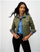 Cotton Rich Denim Western Jacket