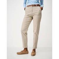 Crew Clothing Cotton Rich Straight Leg Chinos Charcoal