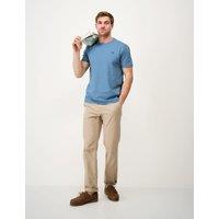 Crew Clothing Pure Cotton Crew Neck T-Shirt Dark Blue