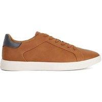 Dune London Lace Up Trainers Tan