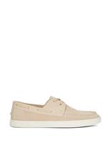 Dune London Boat Shoes Cream