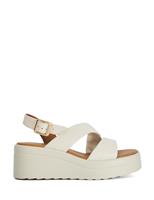 Leather Wedge Sandals