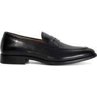 Dune London Leather Slip On Loafers Black