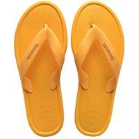 HAVAIANAS Puffy Edge Flat Flip Flops Yellow