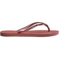 HAVAIANAS Glitter Flat Flip Flops Pink