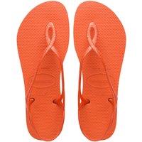 HAVAIANAS Ankle Strap Flat Flip Flops Orange