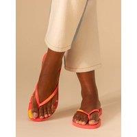 HAVAIANAS Printed Slim Flip-Flops Coral