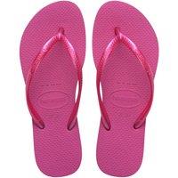 HAVAIANAS Slim Metallic Flip Flops Pink