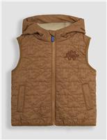 Dinosaur Quilted Gilet (1-5 Years)