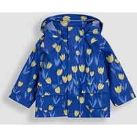 JoJo Maman Bb Tulip Waterproof Jacket (1-6 Yrs) Blue Mix