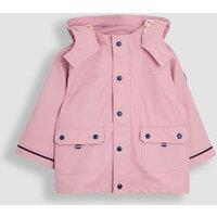 JoJo Maman Bb Waterproof Fisherman's Jacket (1-6 Yrs) Dark Pink