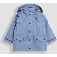 JoJo Maman Bb Waterproof Fisherman's Jacket (1-6 Yrs) Blue