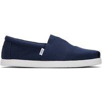 TOMS Canvas Slip On Espadrilles Navy