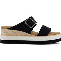 TOMS Buckle Mules Black