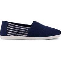TOMS Canvas Slip-On Espadrilles Navy