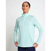 Under Armour Tech Twist Half Zip Long Sleeve Top Mint