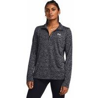 Under Armour Tech Twist Half Zip Long Sleeve Top Black/Grey