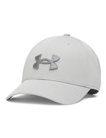 Under Armour Blitzing Low Embroidered Logo Baseball Cap Light Grey