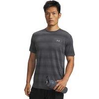 Under Armour Velociti Jacquard Striped Training T-Shirt Black/Grey