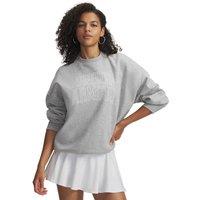Under Armour Rival Cotton Rich Fleece Sweatshirt Light Grey