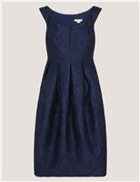 Jacquard Midi Skater Dress