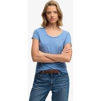 Superdry & Co Pure Cotton Scoop Neck T-Shirt Blue
