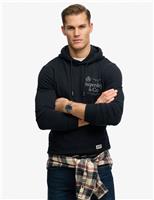 Pure Cotton Logo Drawstring Hoodie