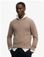 Pure Cotton Crew Neck Jumper