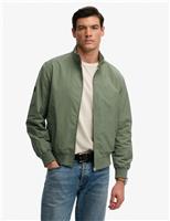 Superdry & Co Cotton Blend Harrington Jacket Grey