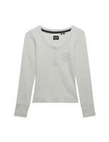 Athletic Button Down Long Sleeve Top