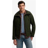 Superdry & Co Water Resistant Hooded Softshell Jacket Green