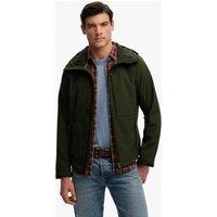 Superdry & Co Water Resistant Hooded Softshell Jacket Green