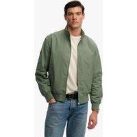 Superdry & Co Cotton Blend Harrington Jacket Green