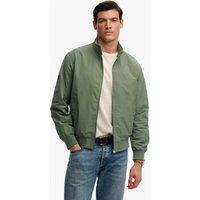 Superdry & Co Cotton Blend Harrington Jacket Green