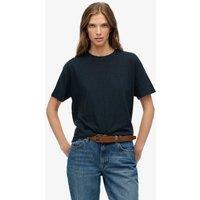 Superdry & Co Cotton Rich Relaxed T-Shirt Navy