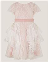 Lace Ruffle Occasion Dress (3-13 Yrs)