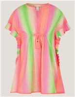 Ombr Striped Kaftan Dress (3-13 Yrs)