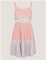 Floral Ruffle Dress (7-15 Yrs)
