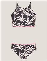Palm Print Bikini (7-15 Yrs)