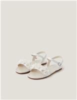 Kids Pearl Flower Buckle Sandals (7 Small-4 Large)