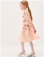 Floral Scuba Occasion Dress (3-13 Yrs)