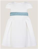 Bow Cap Sleeve Occasion Dress (0-3 Yrs)