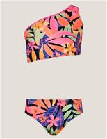 Tropical One Shoulder Bikini (7-15 Yrs)