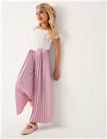 Lace Pleated Jumpsuit (3-13 Yrs)