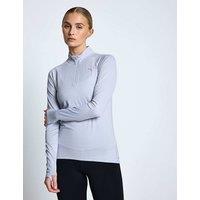 Puma Velocity Cloudspun Funnel Neck Running Top Silver