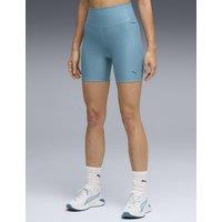 Puma Cloudspun High Waisted Shorts Blue