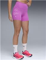 Puma X Hyrox High Waisted Sports Shorts Bright Pink