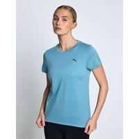 Puma Essential Heather Crew Neck T-Shirt Blue